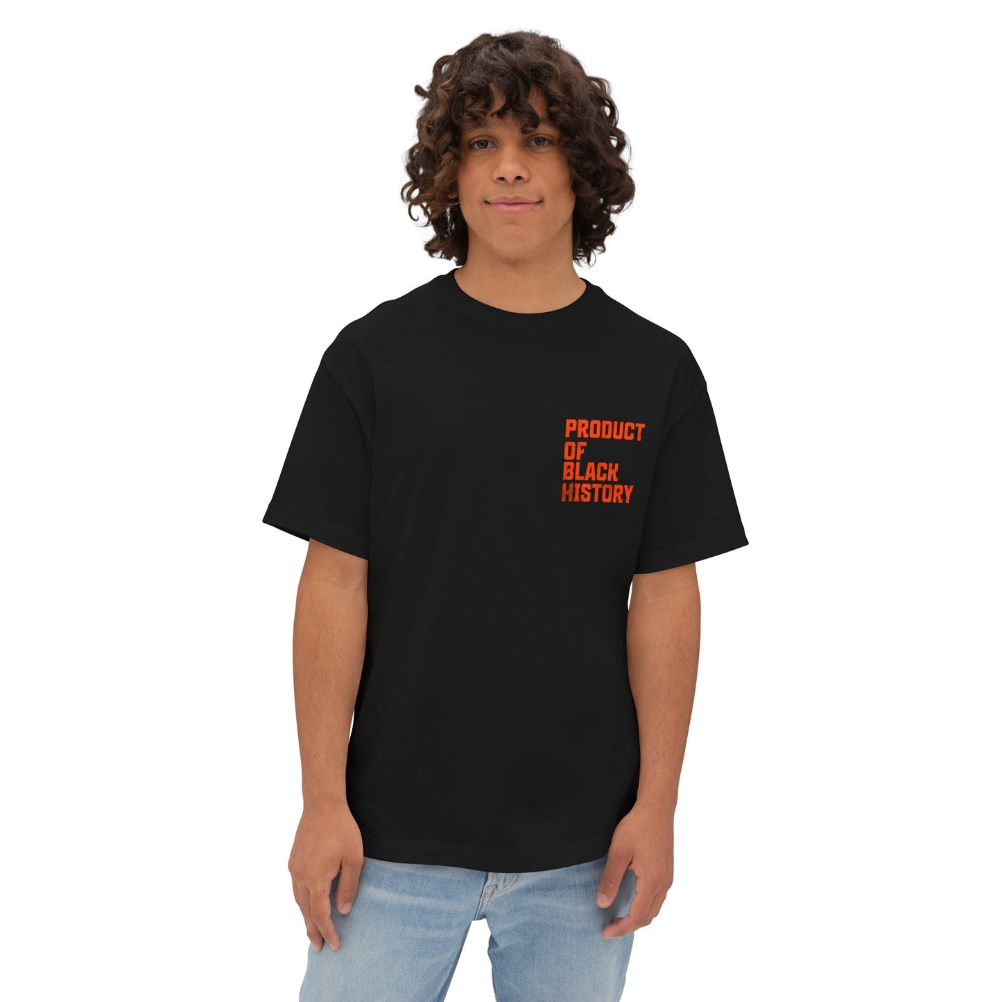 Product of Black History Tee — Oversized Boxy T‑Shirt