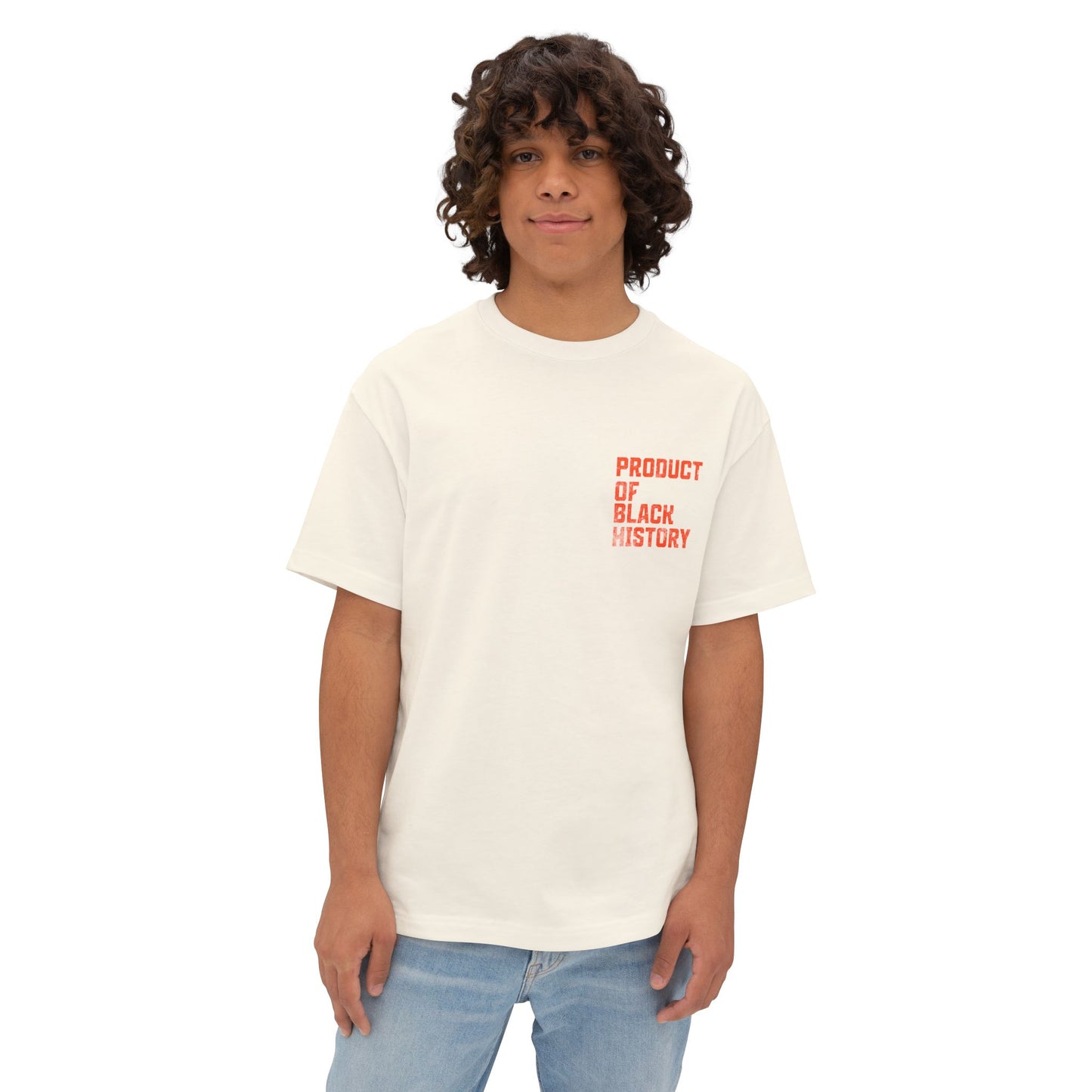 Product of Black History Tee — Oversized Boxy T‑Shirt